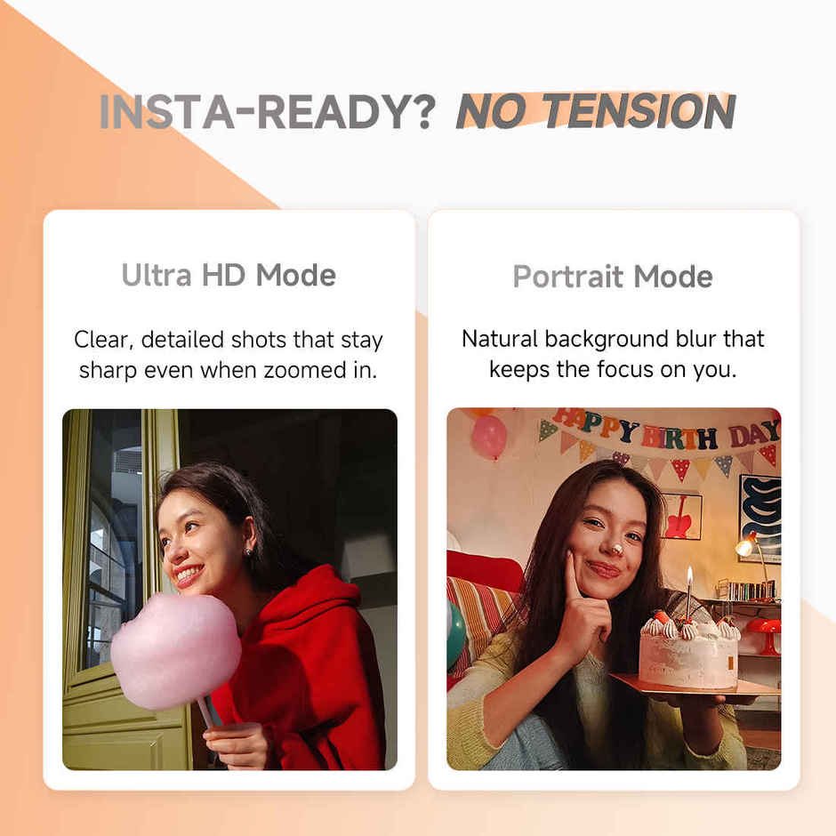 Redmi A7 Pro | 4GB RAM | 64GB Storage | 6.9 inch Display | 4G VOLTE, 4G, 3G, 2G | Sunset Orange