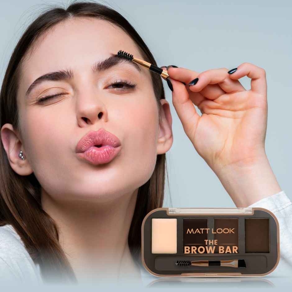 Mattlook The Brow Bar With Angled Brush | Water Proof & Longlasting | Shade-02
