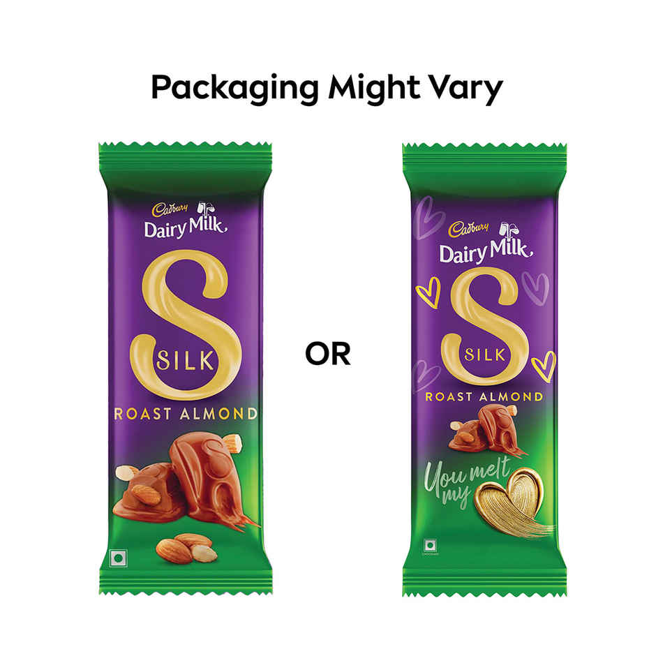 Cadbury Dairy Milk Silk Roast Almond Chocolate Bar Combo