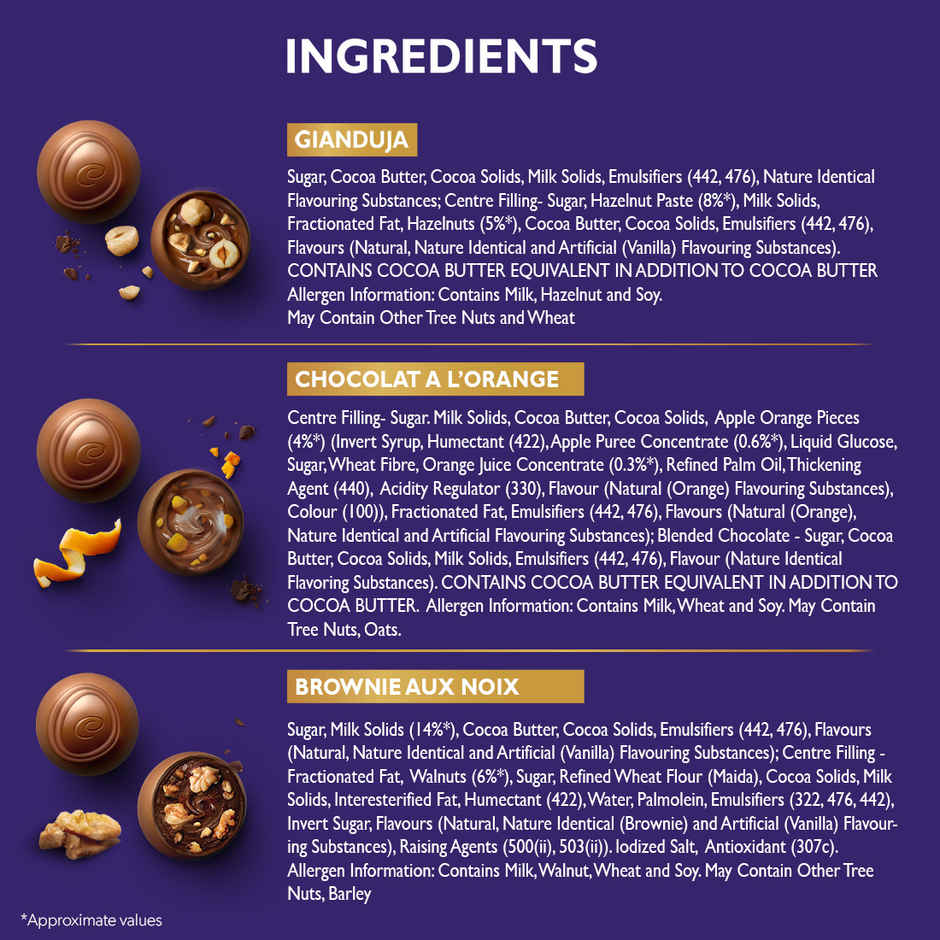 Cadbury Studio Assorted Flavours Signature Pralines Chocolate