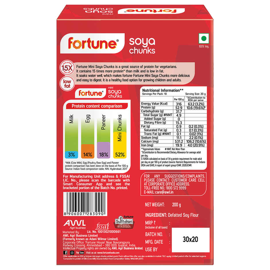 Fortune Mini Soya Chunks