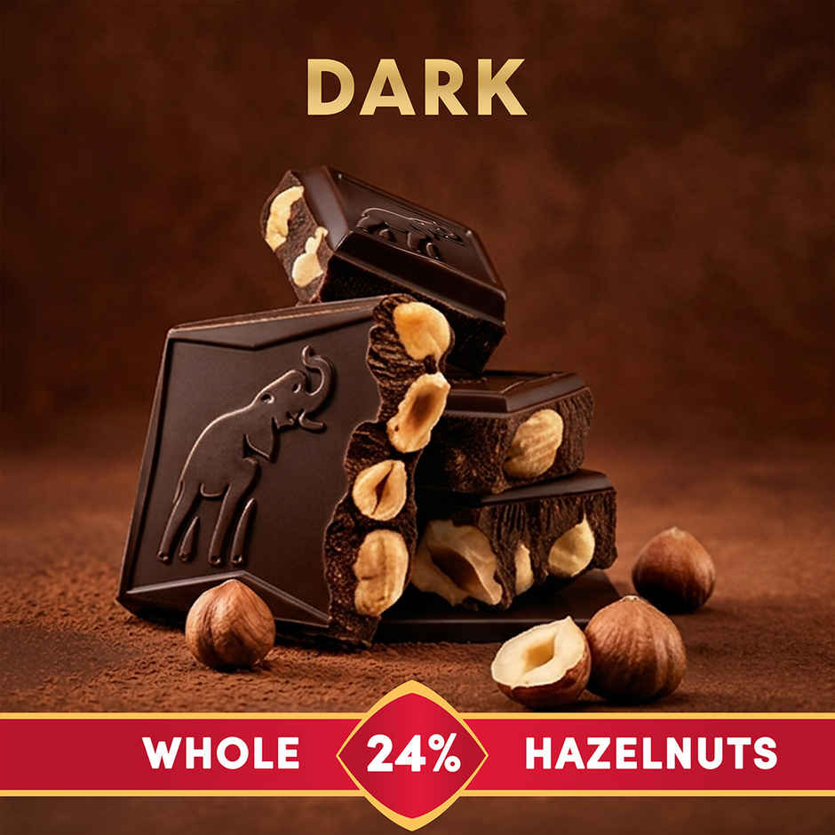 COTE D'OR Whole Hazelnuts Dark Premium Belgian Chocolate Bar