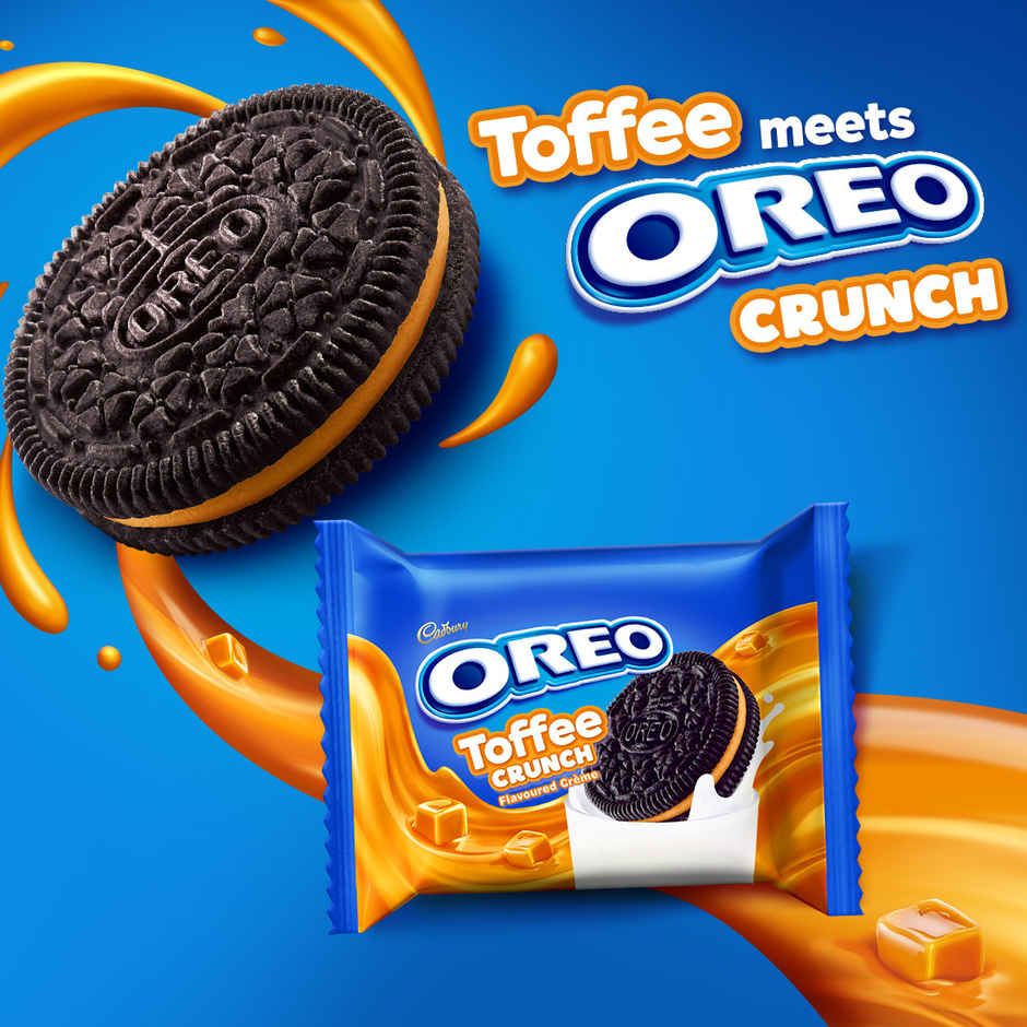 Oreo Toffee Crunch Flavour Creme Sandwich Biscuit