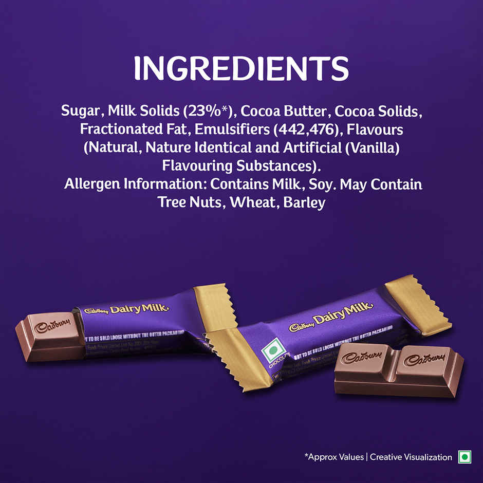 Cadbury Dairy Milk Minis Home Treats Chocolate Combo