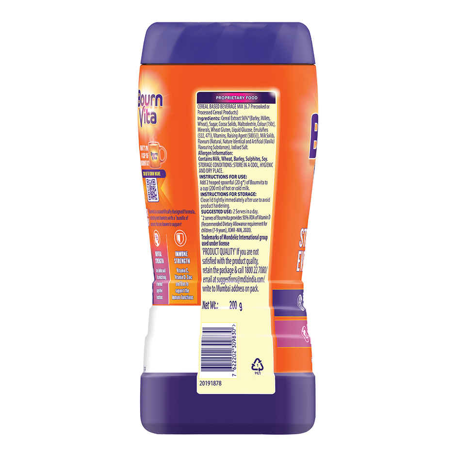 Bournvita Chocolate | Cereal Based Drink Mix Jar