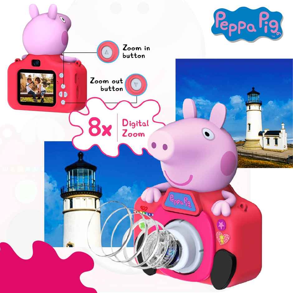 Wembley Peppa Pig Digital Selfie Camera | With 4GB SD Card