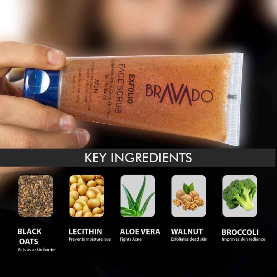 Bravado Exfolio Face Scrub