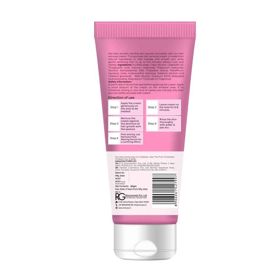 Namyaa Hair Removal Cream For Intimate Skin women