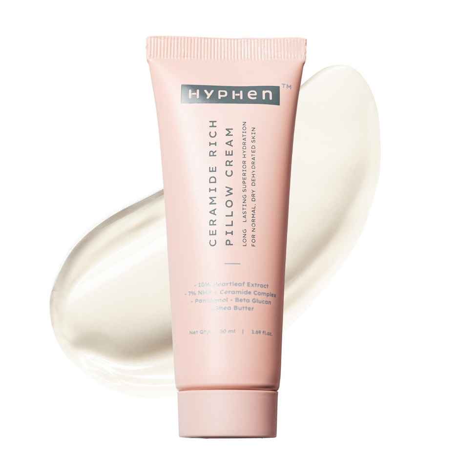 Hyphen 10% Heartleaf And 7% Ceramides-Nmf Face Moisturizer| Rich Pillow Cream for Hydration