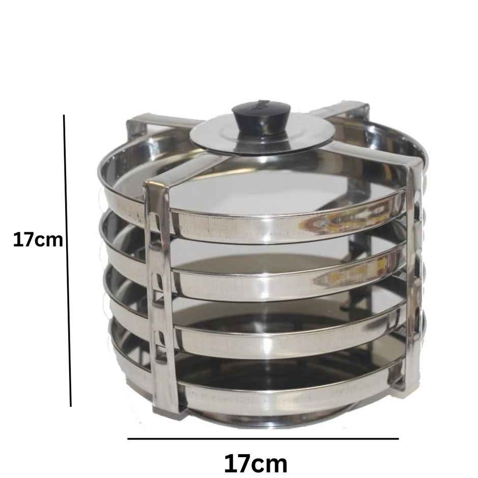 Jasco Stainless Steel Dhokla Stand 4 Plate