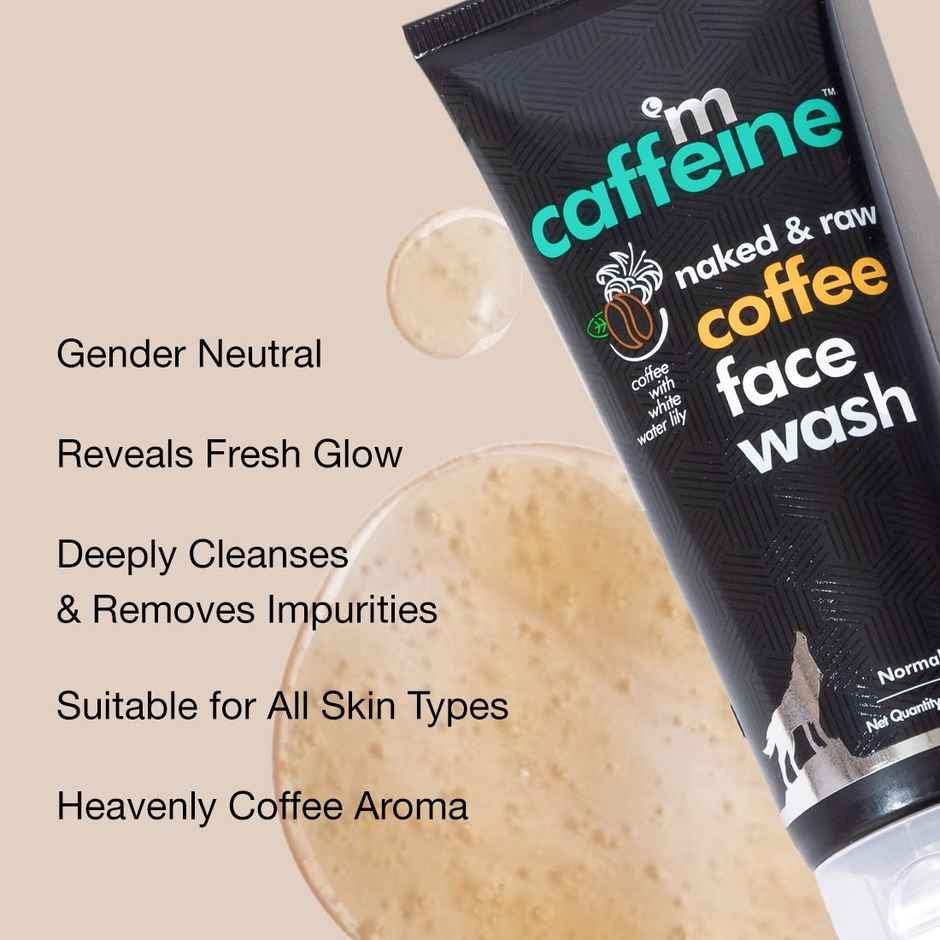 mCaffeine Coffee Face Wash for Fresh & Glowing Skin - Removes Oil & Dirt