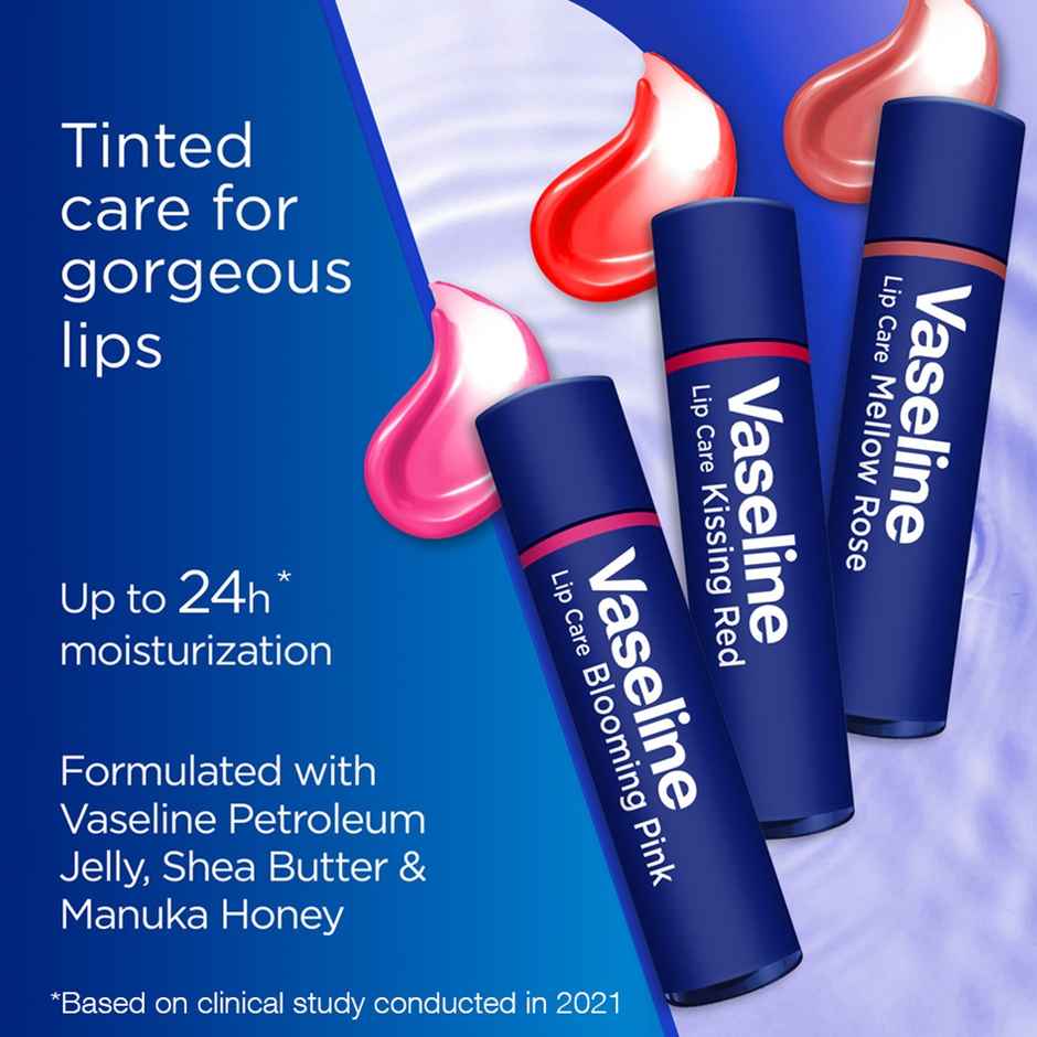 Vaseline Colour+Care Mellow Rose Tinted Lip Balm with Manuka Honey