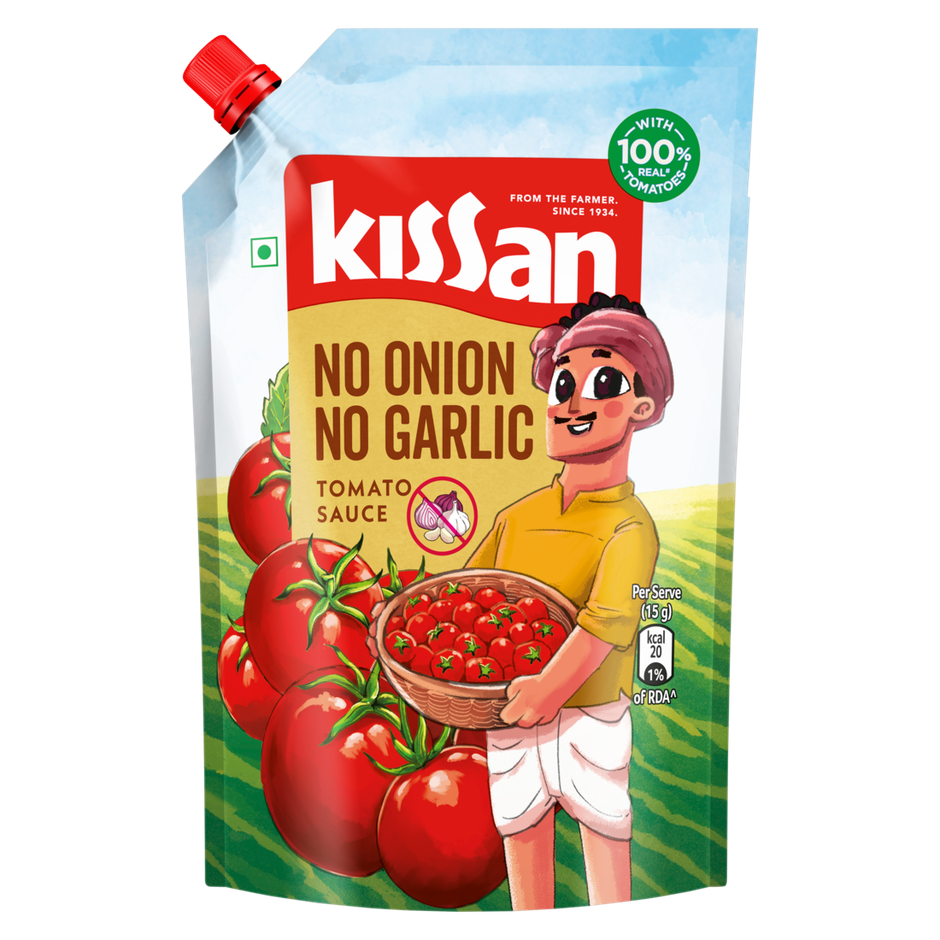 Kissan No-Onion No-Garlic Tomato Sauce