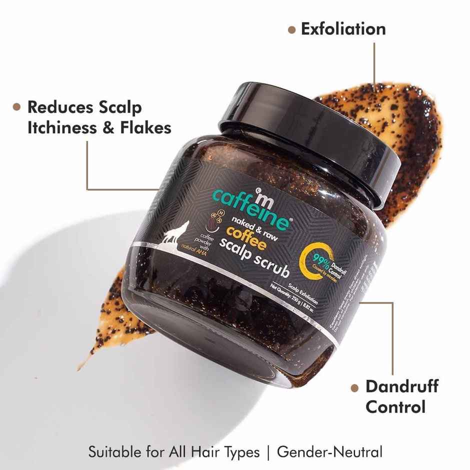 mCaffeine Naked & Raw Coffee Scalp Scrub