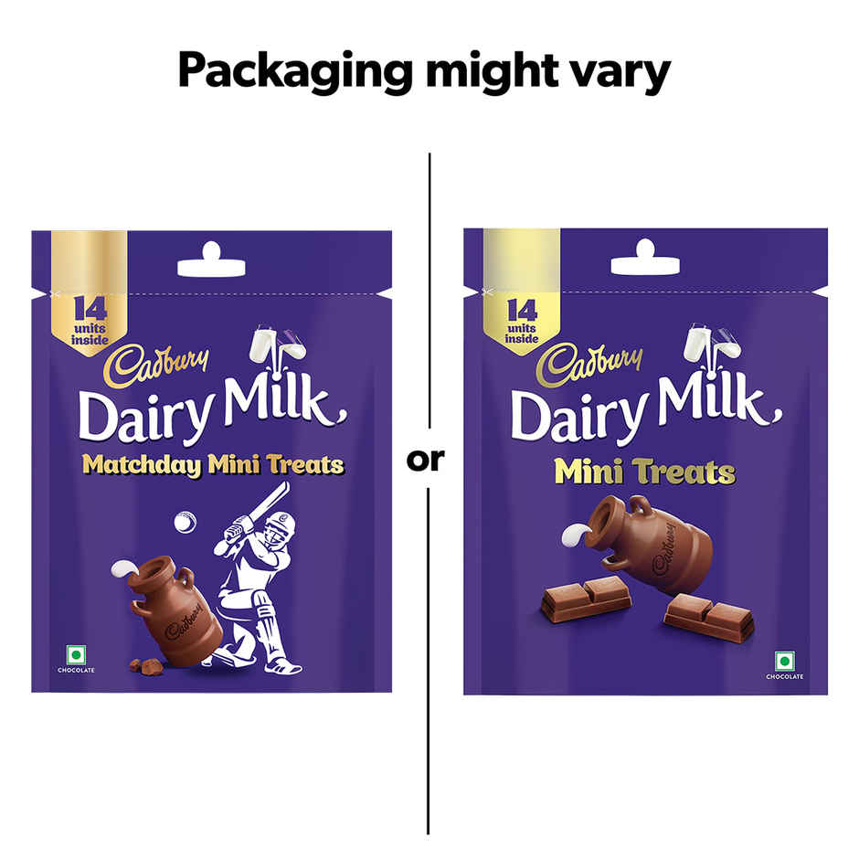Cadbury Dairy Milk Chocolate Mini Treats Cricket Pack