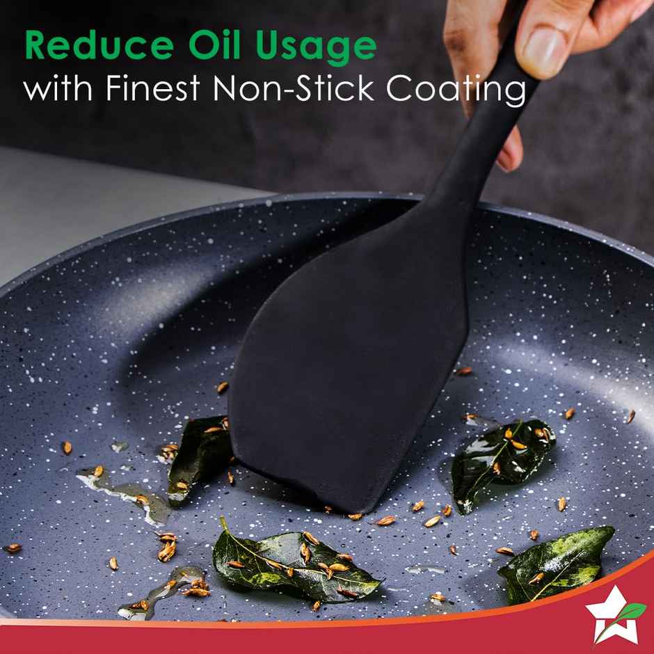 Wonderchef Duralite Die-Cast Fry Pan 24 Cm, 1.2 L, Grey