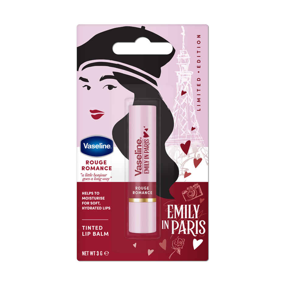 Vaseline Emily in Paris Rouge Romance Red Tinted Lip Balm