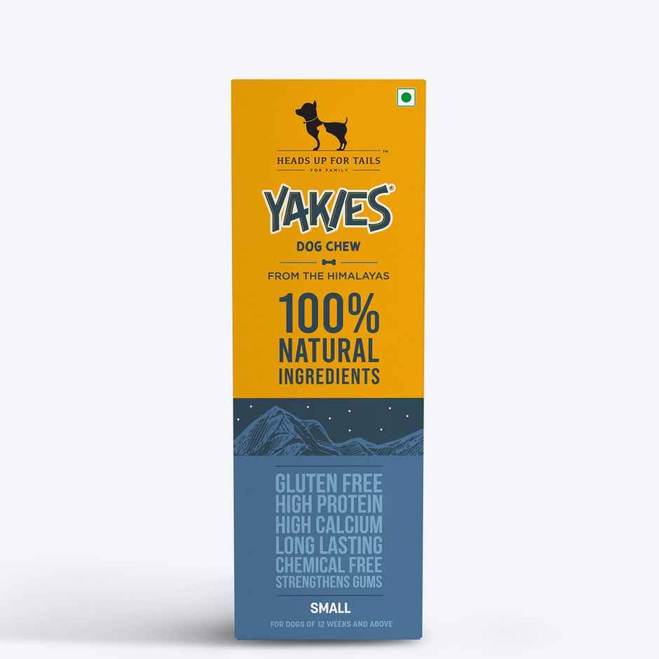 HUFT Yakies Chew Bone Dog Treat, MediumMono Carton