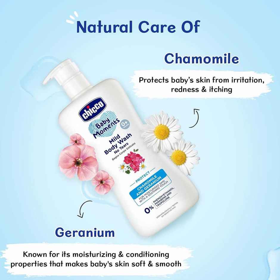 Chicco Baby Moments Mild Bodywash Protect