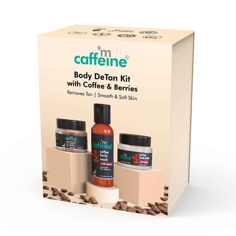 mCaffeine Miniature Coffee Body Detan Skin Care Gift Set