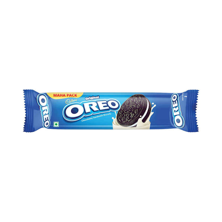 Lay'S American Cream & Onion Potato Chips(50gms) & Cadbury Oreo Vanilla Flavour Crã¨Me Sandwich Biscuit Jumbo Pack(132gms) Combo