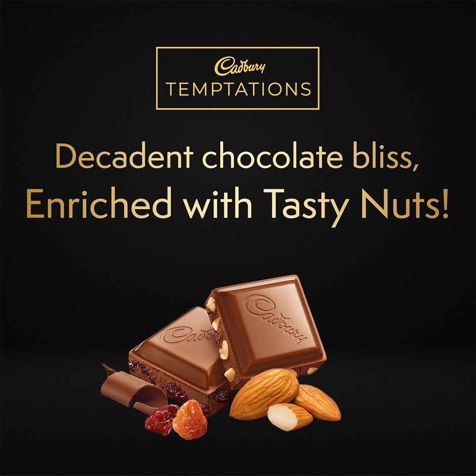 Cadbury Temptations Almond Treat Premium Chocolate Bar