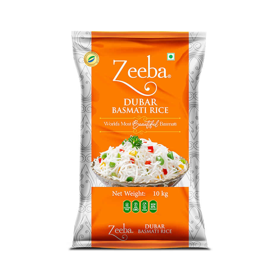Zeeba Dubar Basmati 1121 Steam | Short Grain