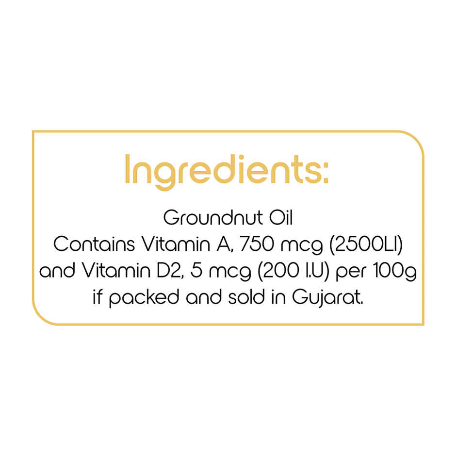 Fortune Pure Groundnut Oil Pouch