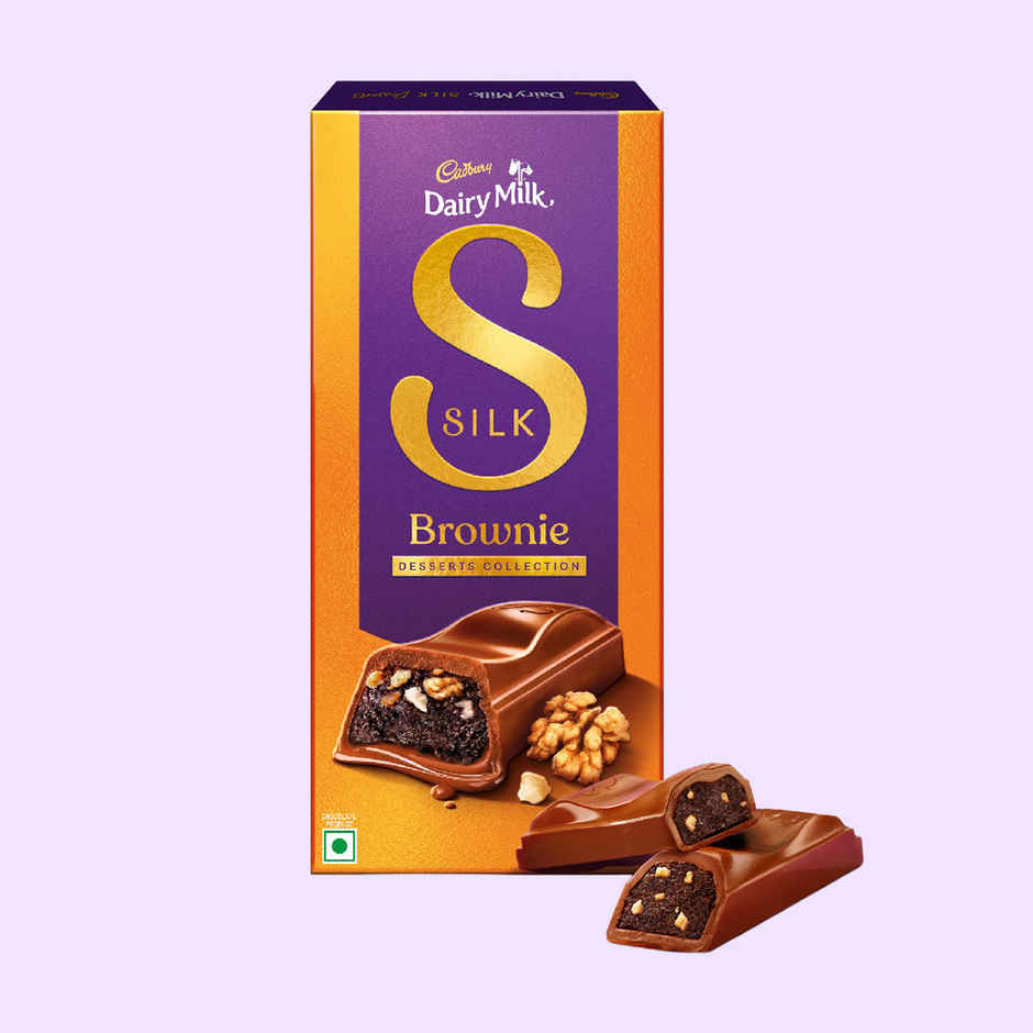 Cadbury Dairy Milk Silk Desserts Brownie Chocolate Bar
