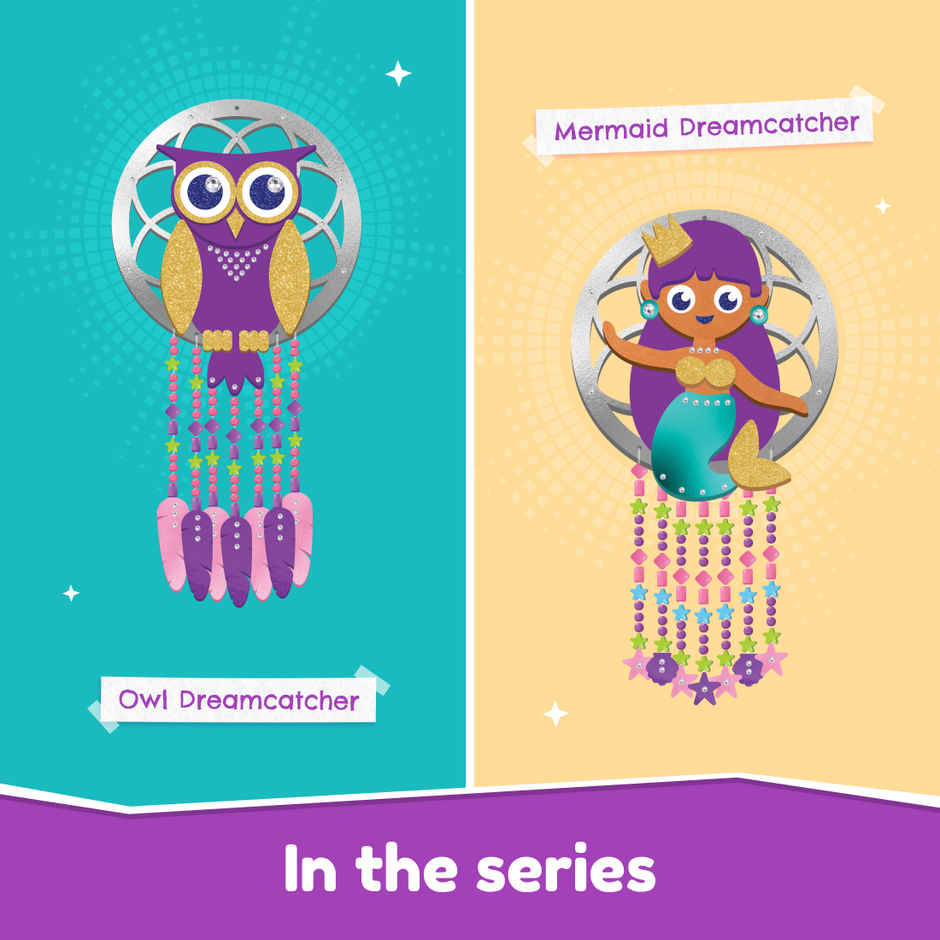 Bloomingo Diy Mermaid Dreamcatcher Craft Kit | Art & Craft Kit For Ages 4+
