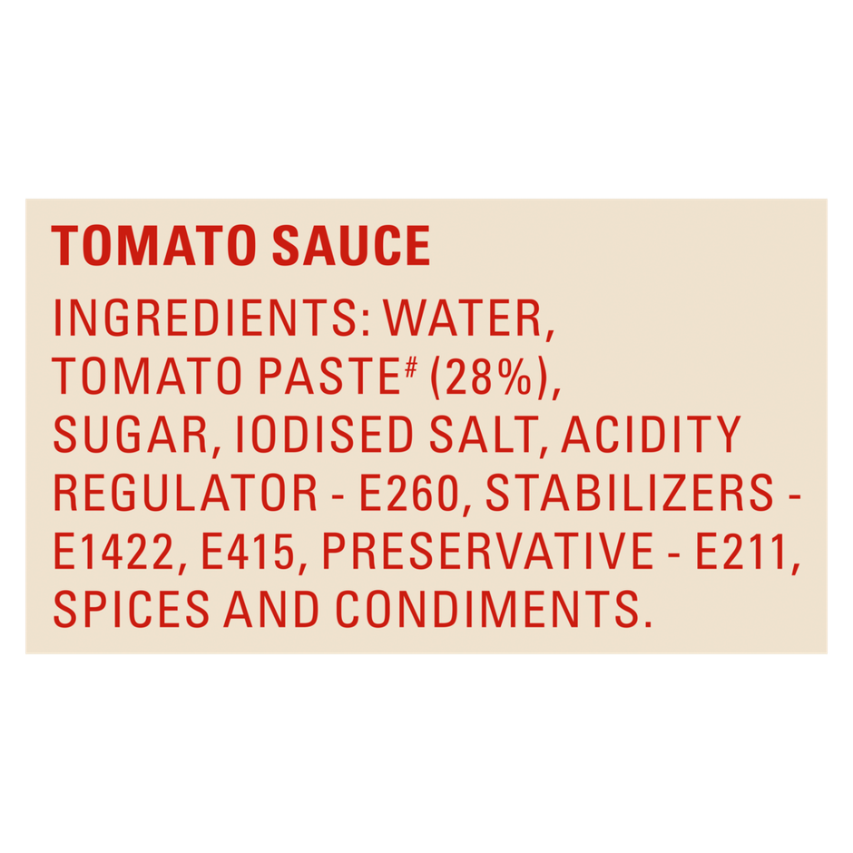 Kissan No-Onion No-Garlic Tomato Sauce