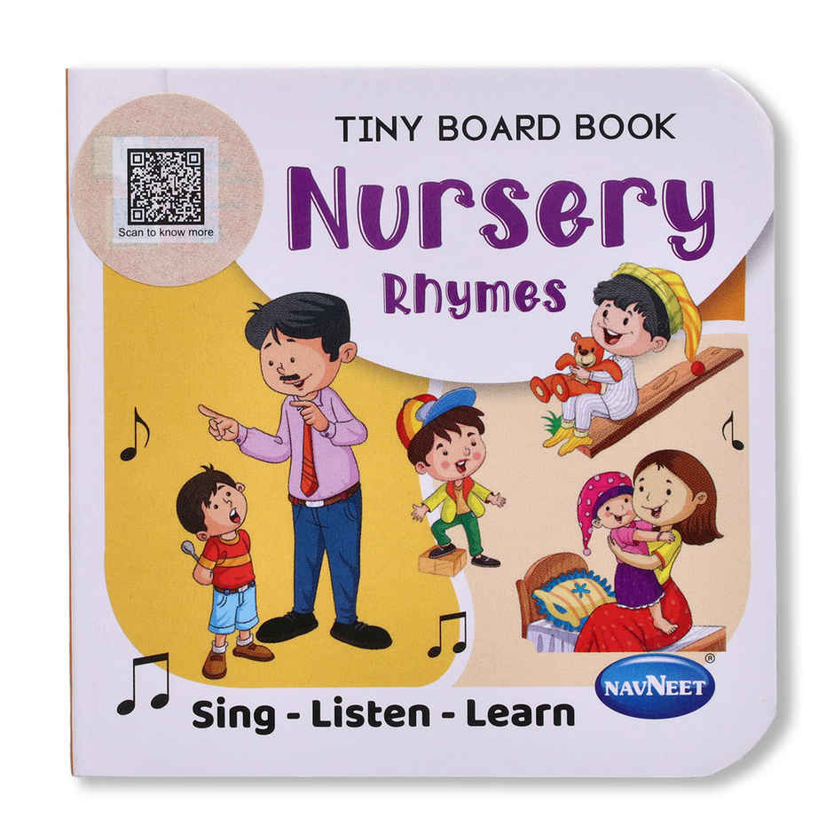 Navneet Tiny Board Book- Nursery Rhymes Board Book for Little Ones | Age 1-4 Years