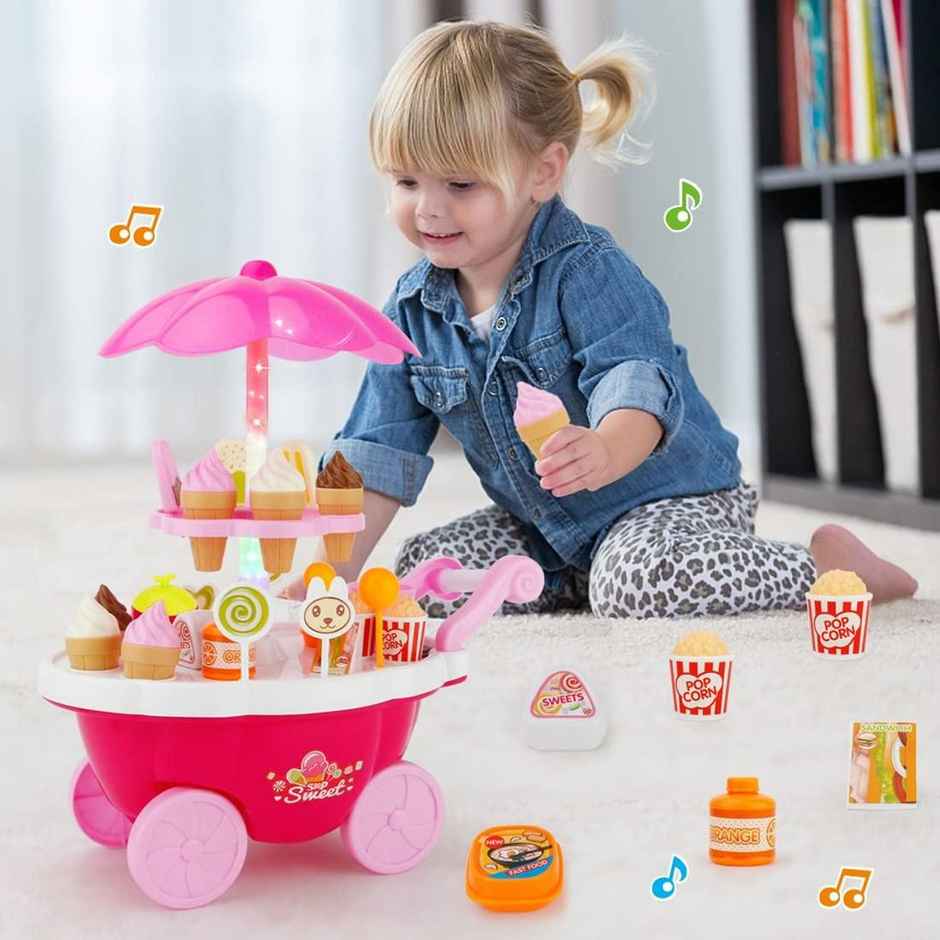 Wembley Household Pretend Play Set Appliances Accessories (Ice Cream Set)