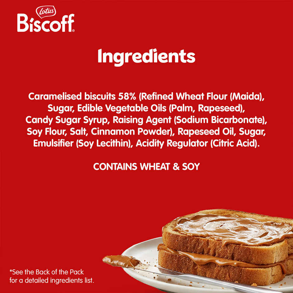The Health Factory Zero Maida Whole Wheat Bread | Clean Label, Not Brown (350g) & Lotus Biscoff Caramelized Smooth Spread (400g) Combo