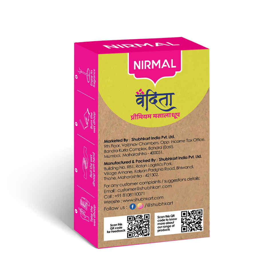 Shubhkart Nirmal Vandita Premium Masala Dhoop