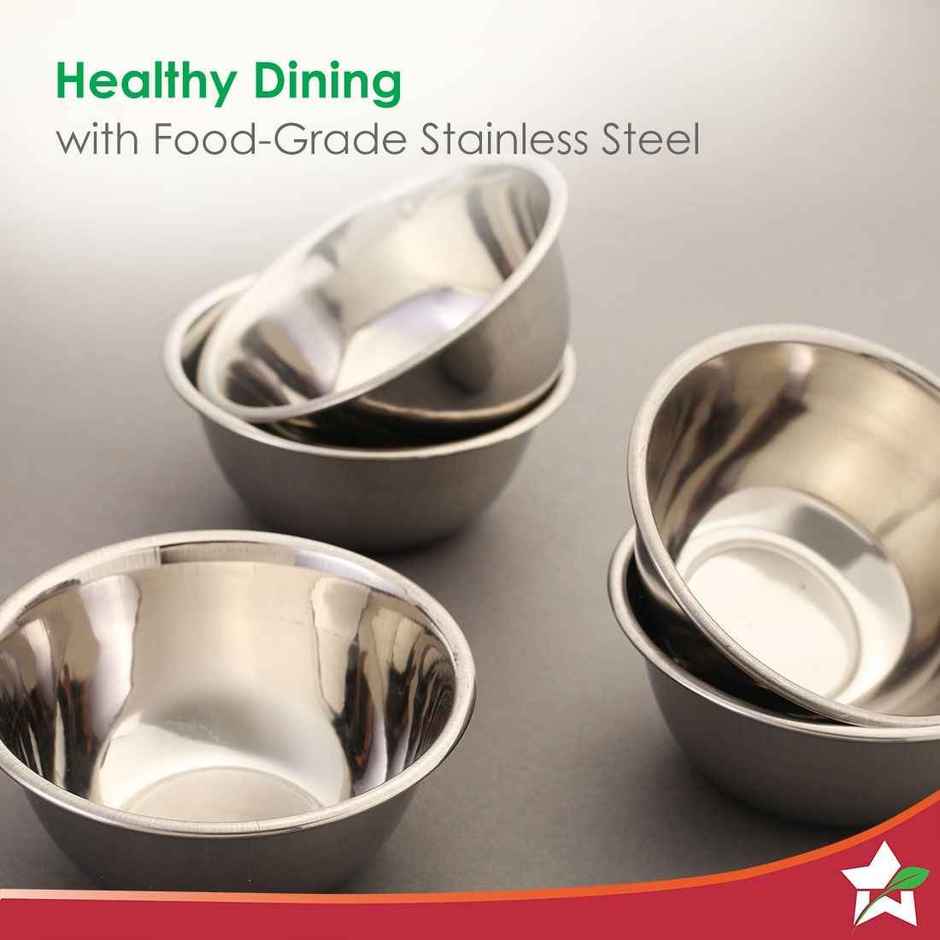 Wonderchef Venice Stainless Steel Bowl Set Of 6