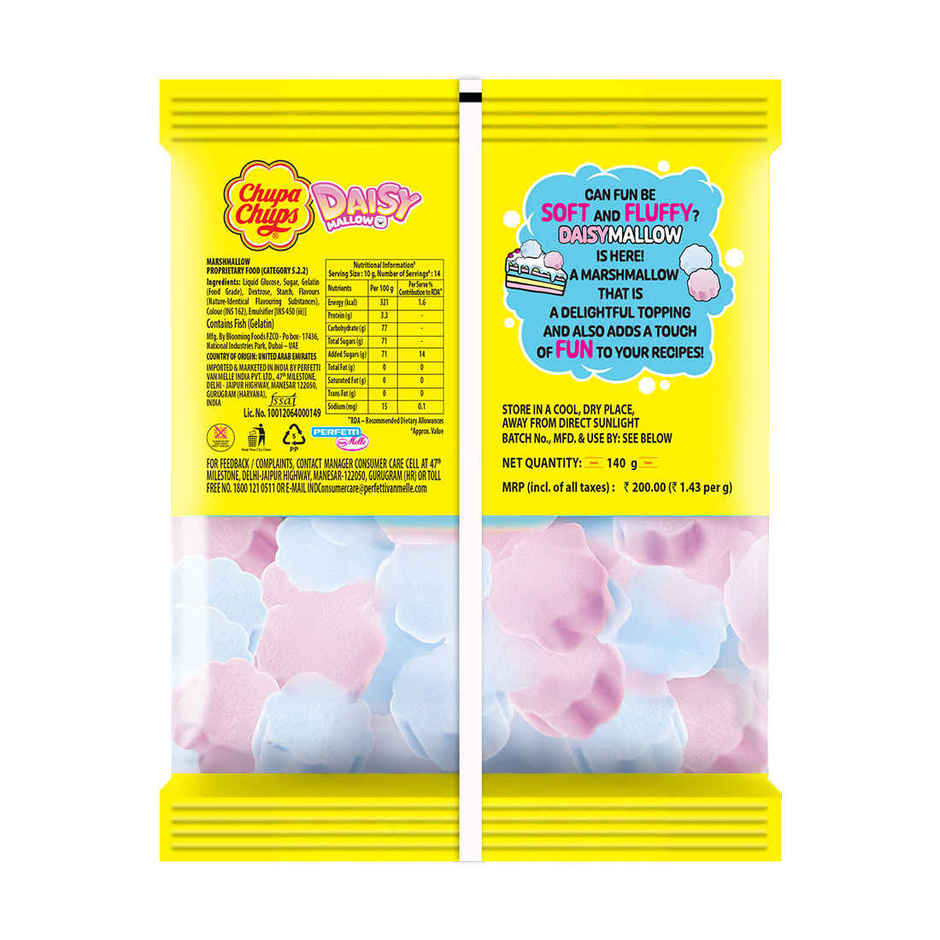 Chupa Chups Daisy Mallow | Soft, Fluffy & Fun Marshmallow