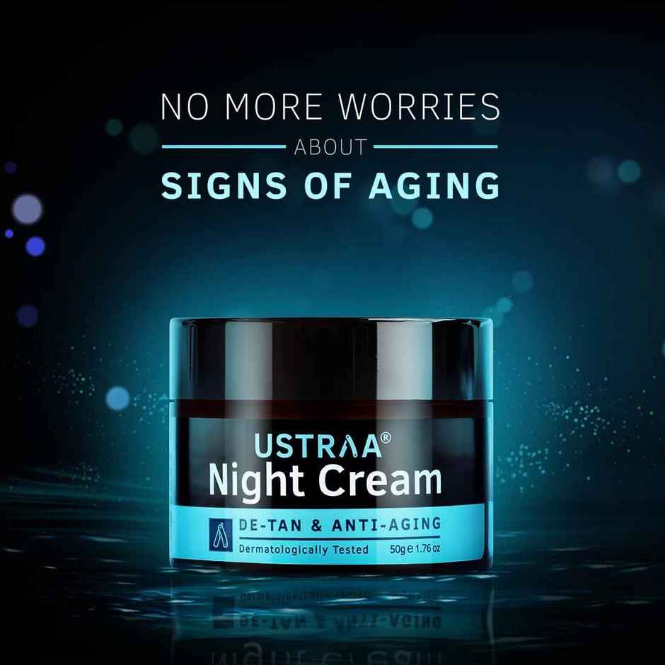 Ustraa Night Cream - De-Tan And Anti-Aging
