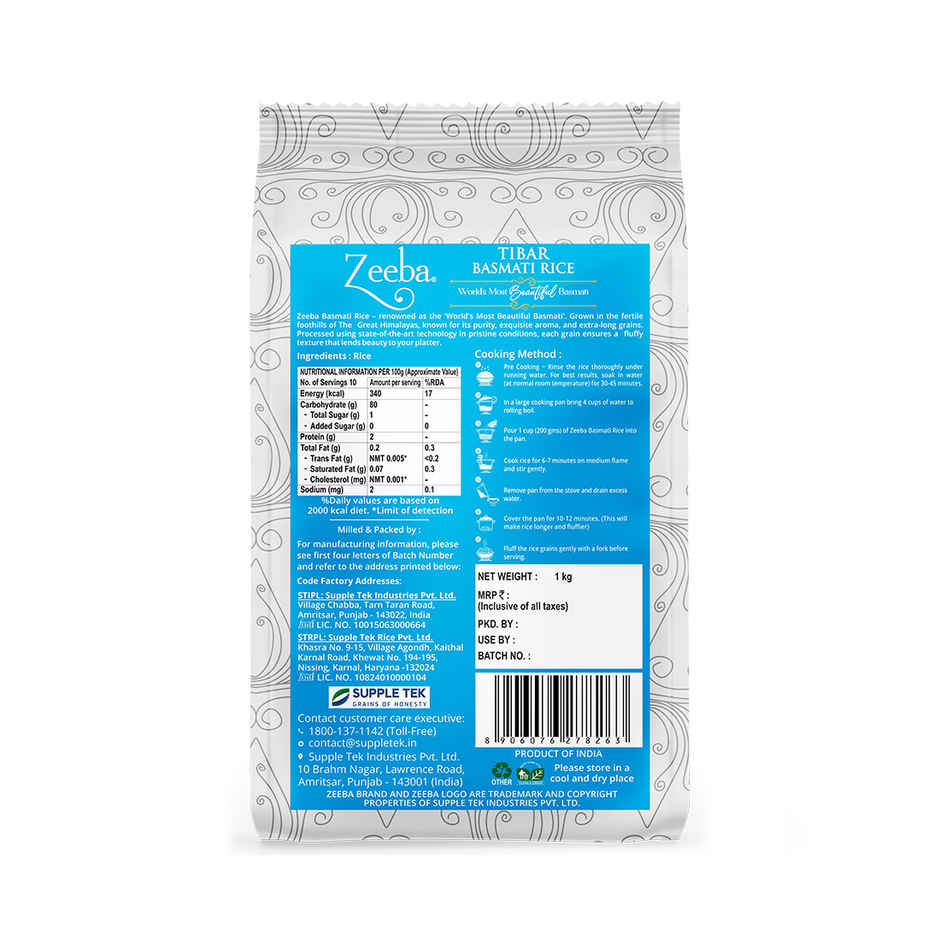 Zeeba Tibar Basmati Rice