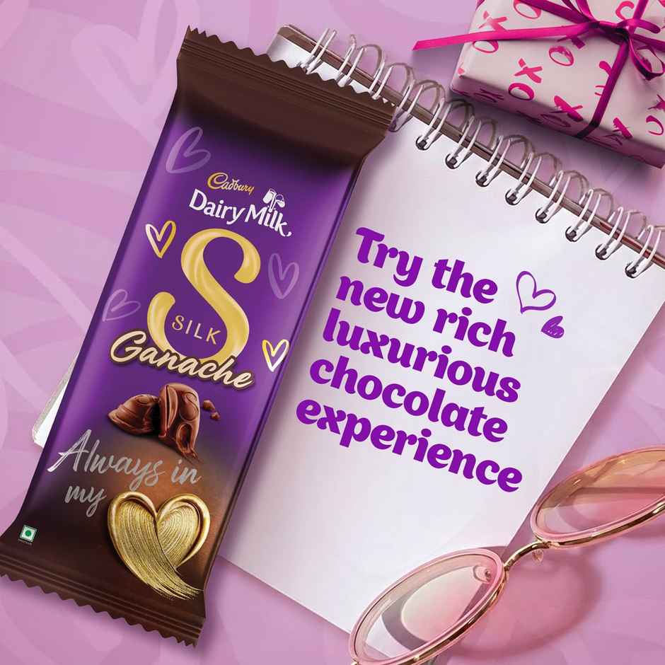 Cadbury Dairy Milk Silk Ganache Chocolate Bar Valentine's Gift Pack