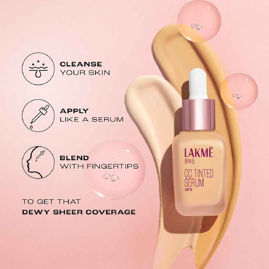 Lakme Cc Tinted Serum With 2% Hyaluronic Acid - Creme