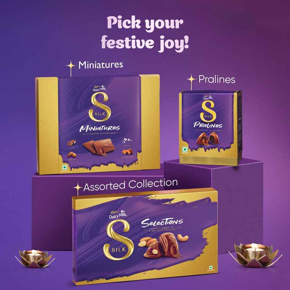 Cadbury Dairy Milk Silk Miniatures Premium Assorted Chocolate