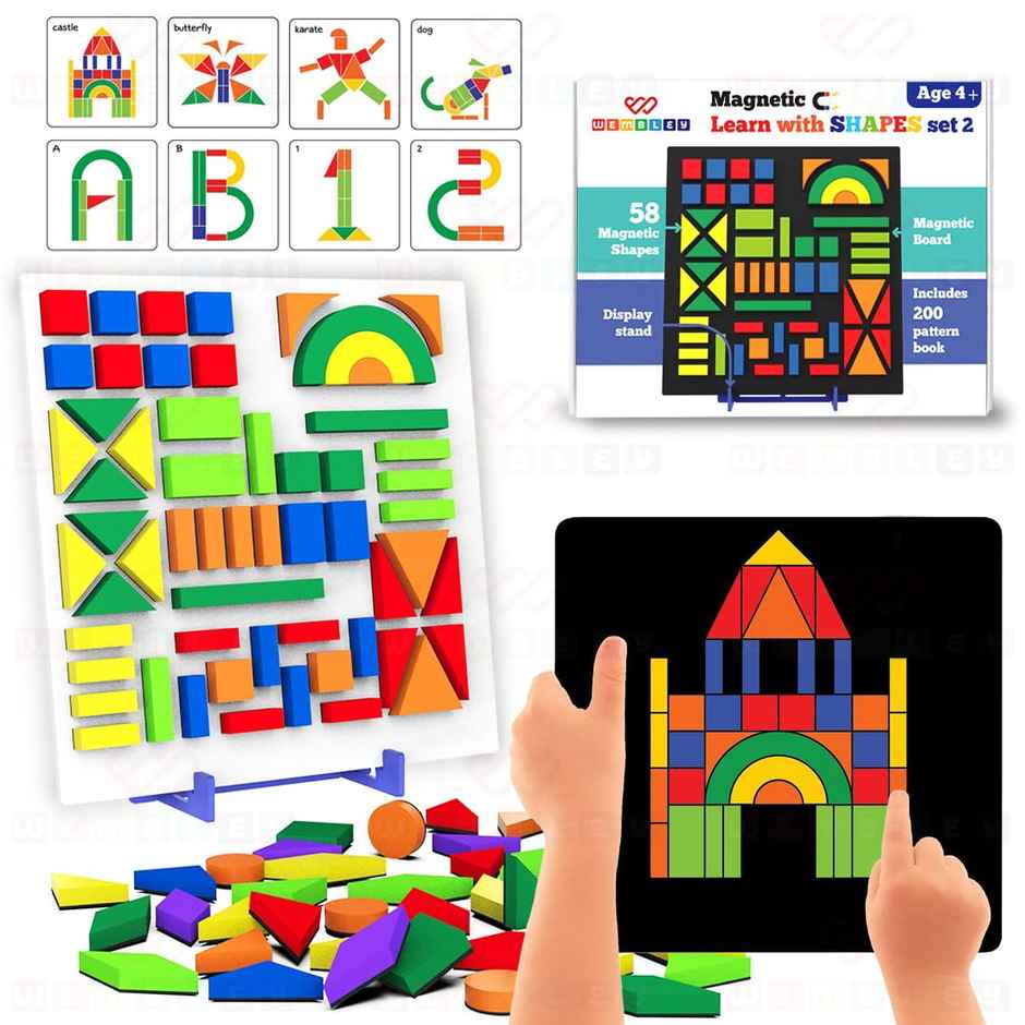 Wembley Magnetic Puzzles Imagination Shapes Game for Kids Educational ...