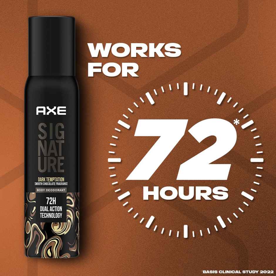Axe Signature Dark Temptation Long Lasting No Gas Body Deodorant For Men