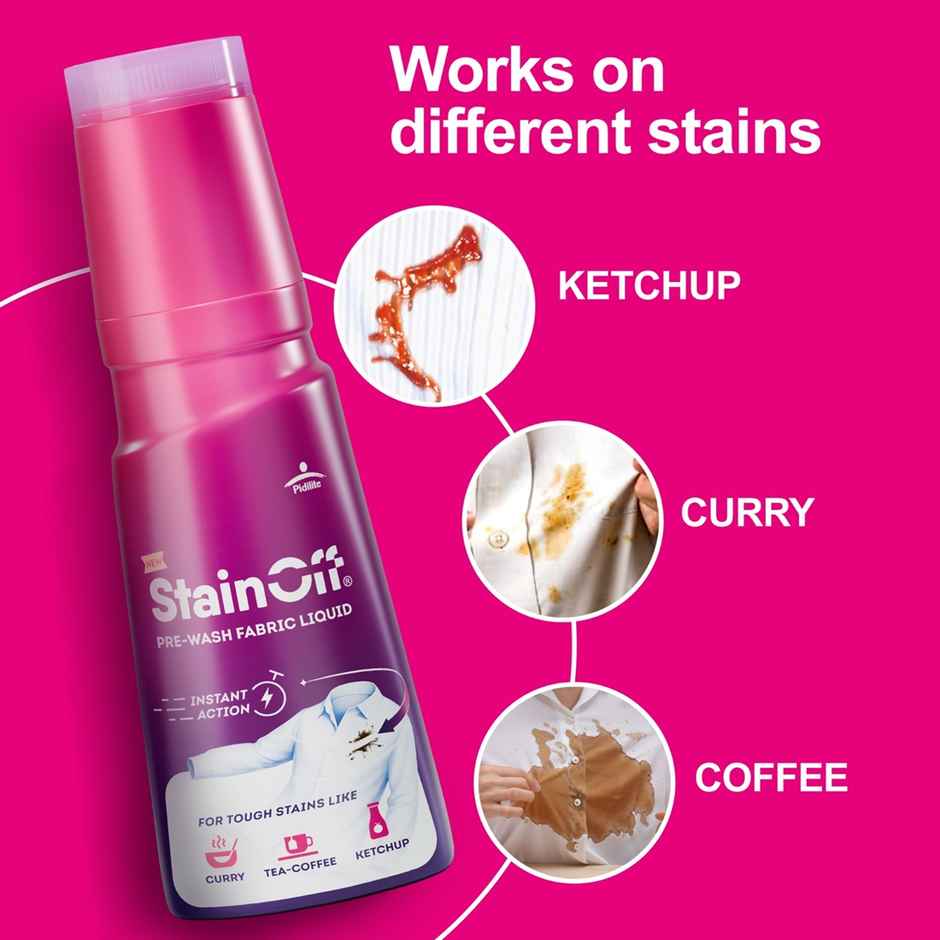 Stain Off Fabric Stain Remover | Fast Action | Safe For All Fabrics
