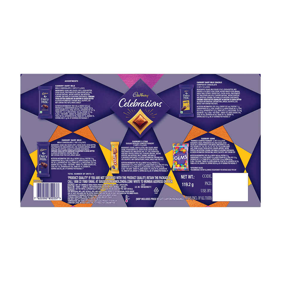 Cadbury Celebrations Assorted Chocolate Gift Pack
