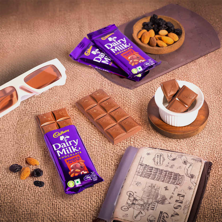 Cadbury Dairy Milk Fruit & Nut Chocolate Bar Pack