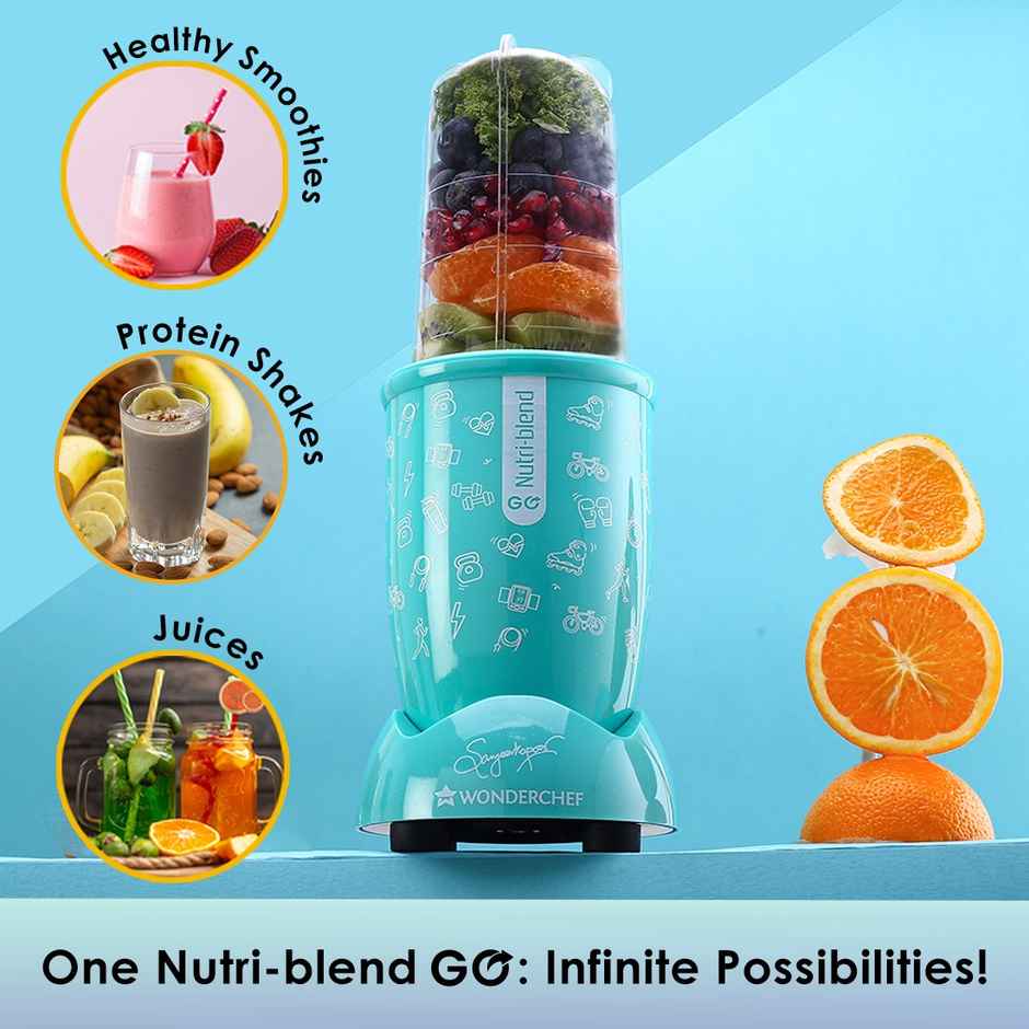 Wonderchef Nutri Blend Go 400W Stainless Steel Blender