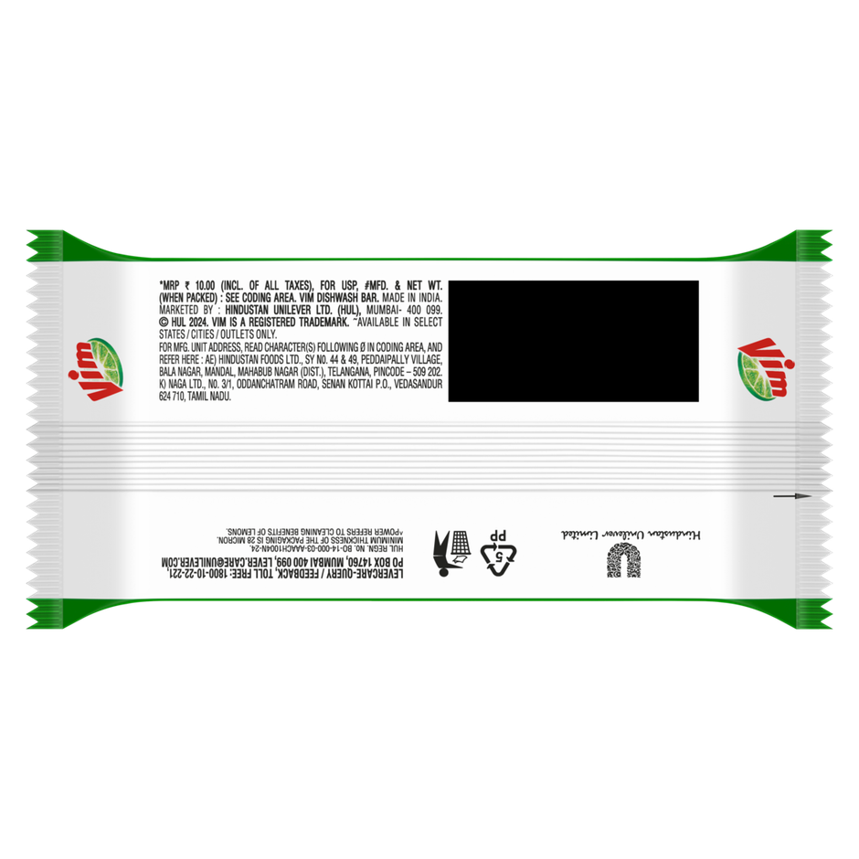 Vim Dishwash Bar - Lemon Combo