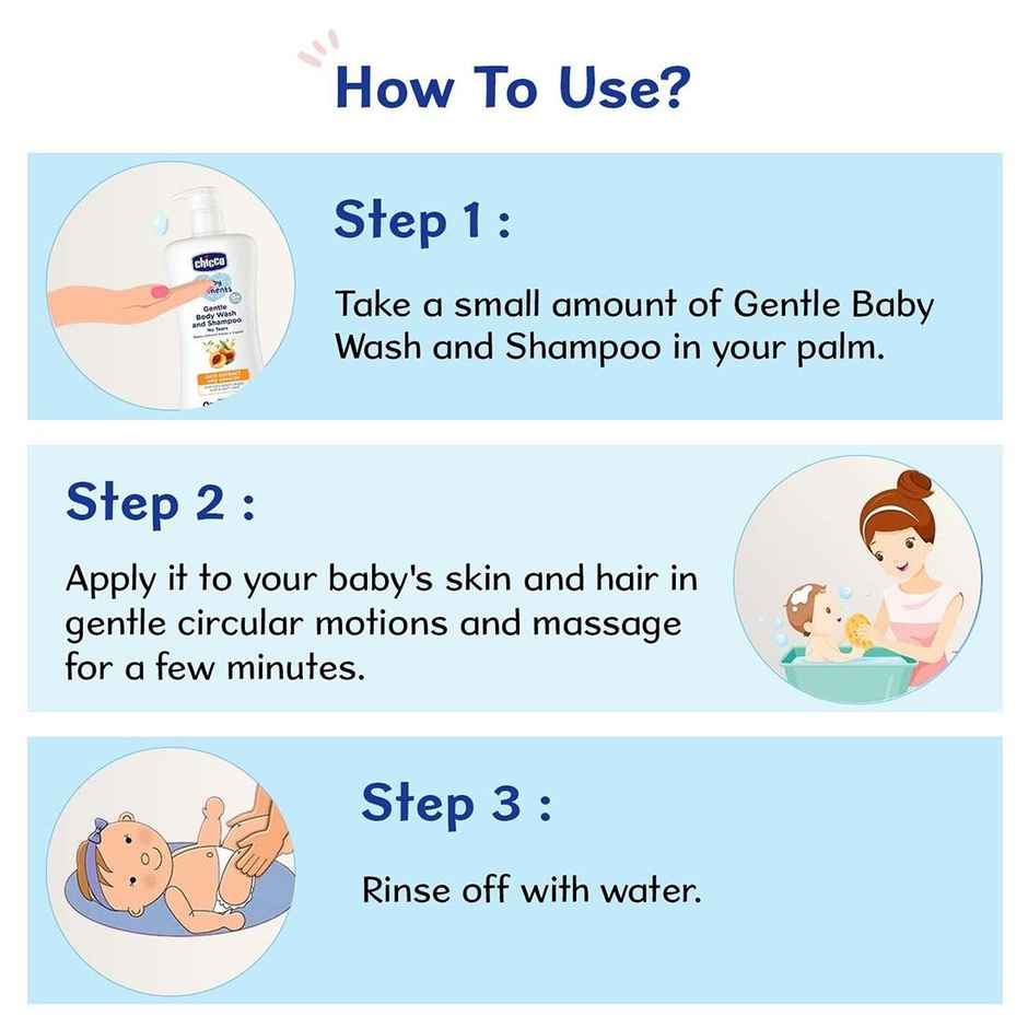 Chicco Baby Moments Gentle Bodywash & Shampoo